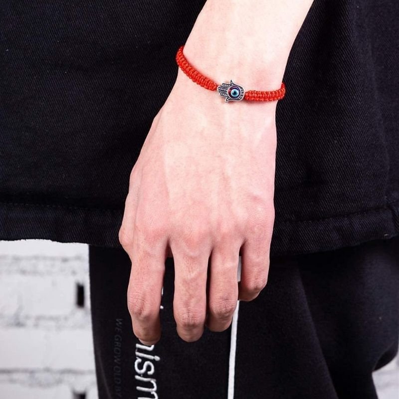 Hamsa Hand Red String Bracelet - Evil Eye Protection - Image 4