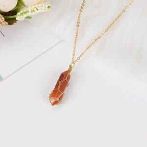 Carnelian Necklace - Boost Vitality, Creativity,