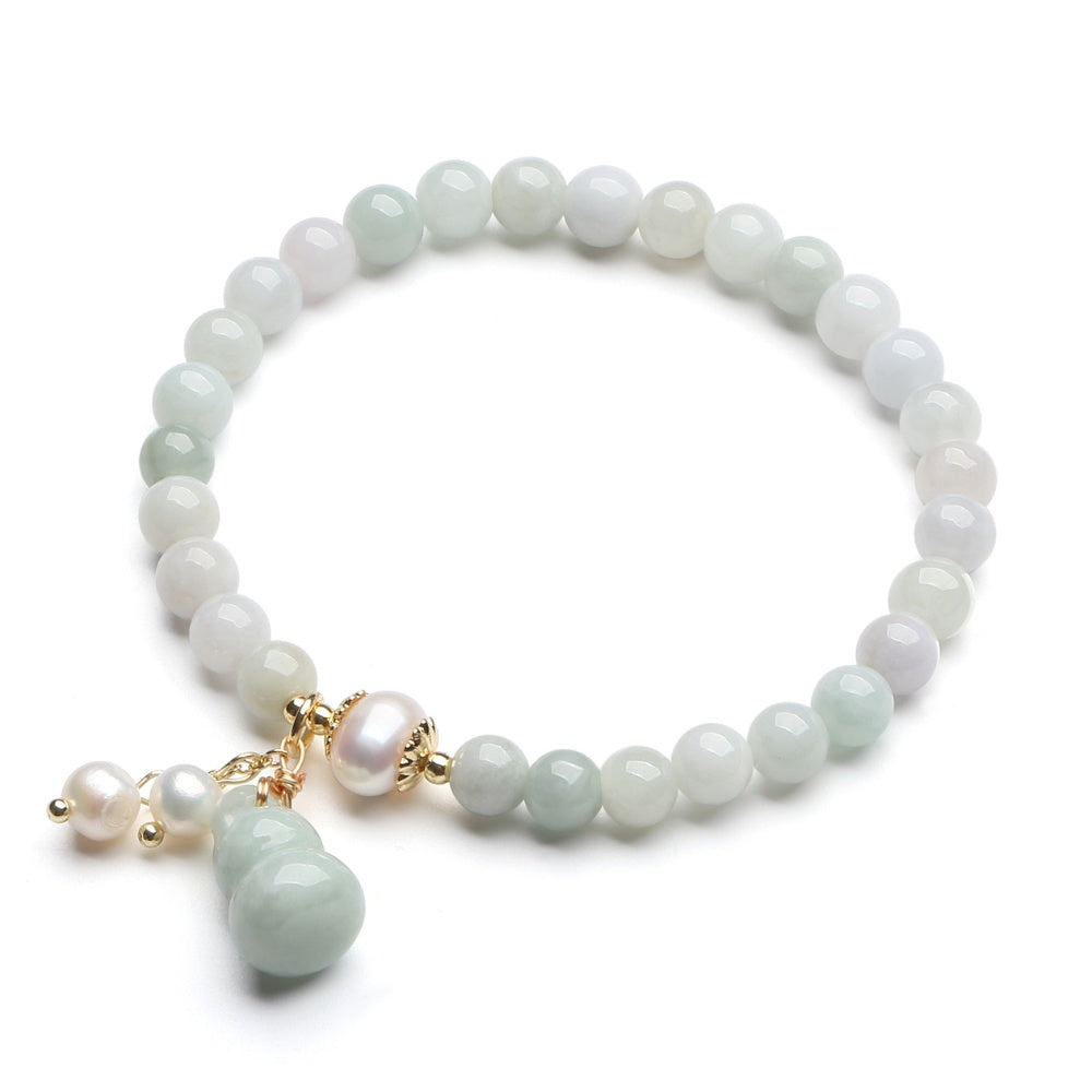 Light Green Jade Wu Lou Amulet Bracelet - Feng Shui - Image 4