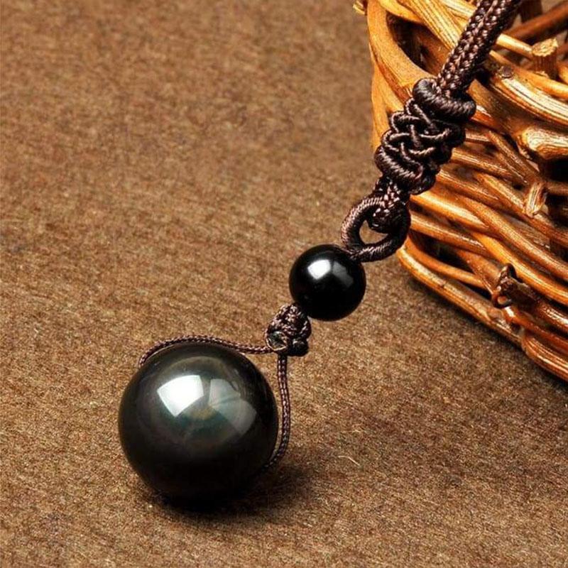 Rainbow Obsidian Necklace - Eye of Truth - Image 2