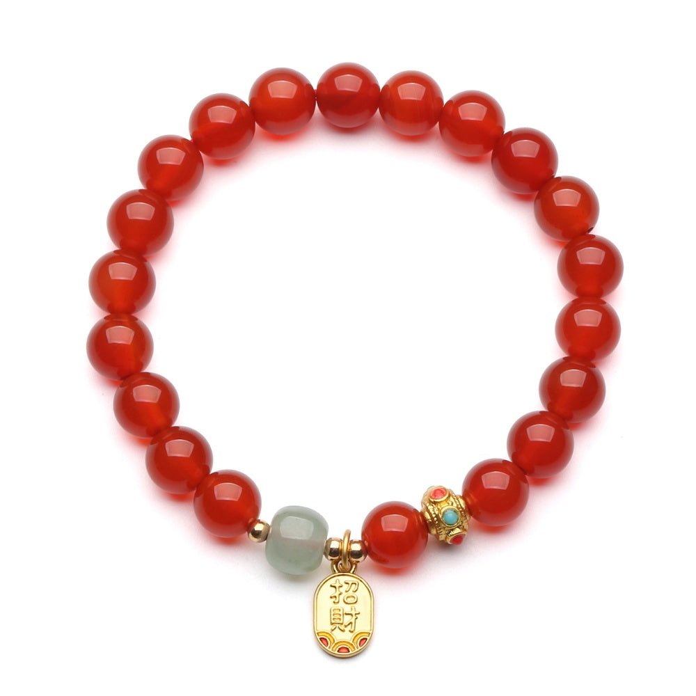 Red Agate Good Fortune Bracelet - Image 3