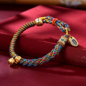 Zakiram Goddess of Wealth Tibetan Mantra Bracelet